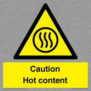 Caution Hot content